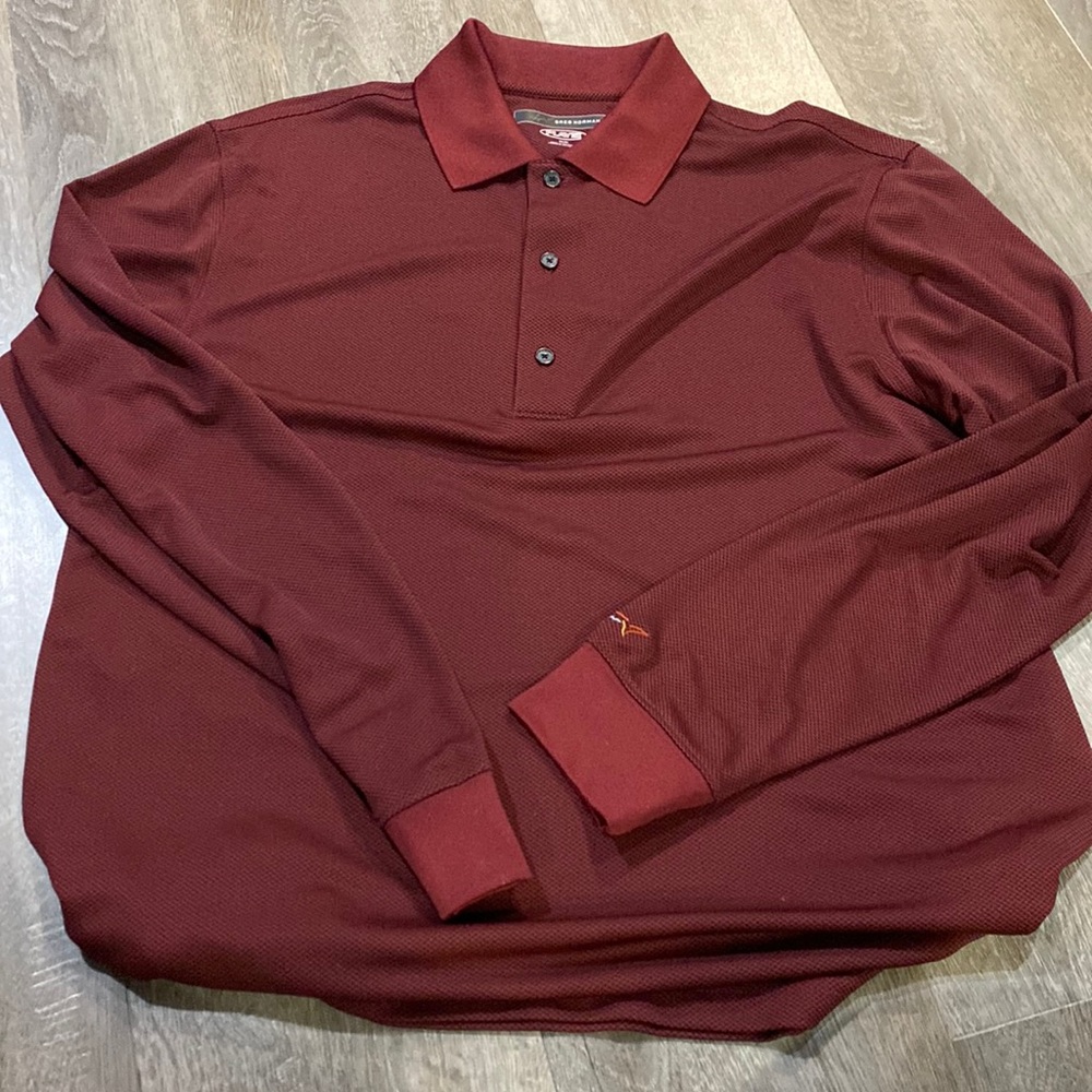 Greg Norman Men’s Polo in Crimson Red - Size M